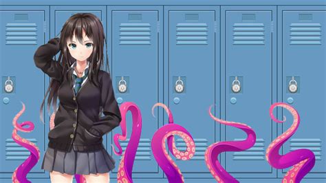 all the way through tentacle|School Girls Love Tentacles: Card 2 (cinematic)